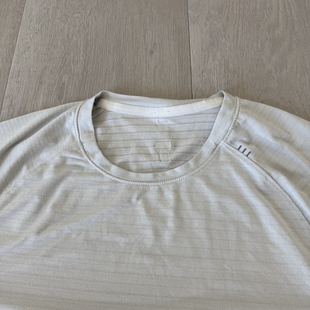Lululemon License To Train Grey Lightweight Gym Athletic T-Shirt Men's S Small